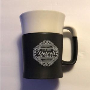 Half Chalkboard Mug - Detroit Michigan